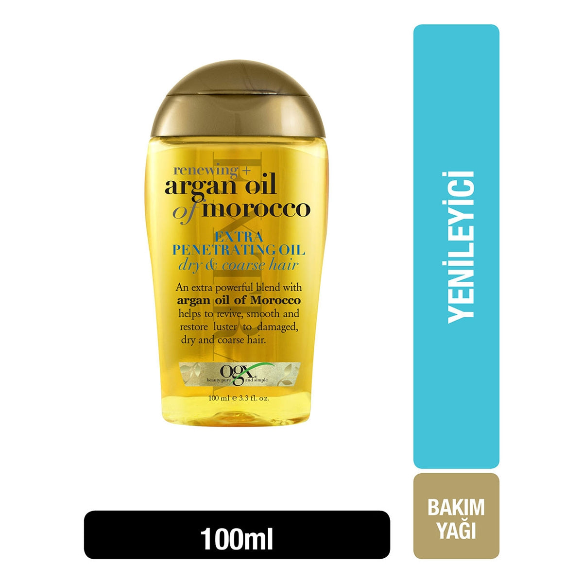 Extra Argan Yağı Kuru ve Sert Saçların Bakım Yağı 100 ml