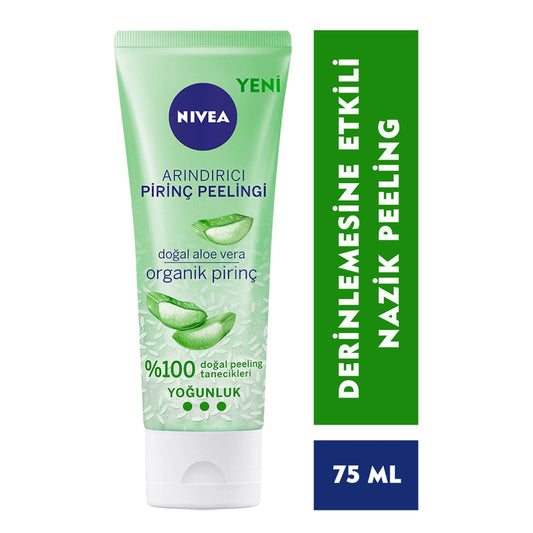 Arındırıcı Organik Pirinç Peelingi Aloe Vera 75 ml